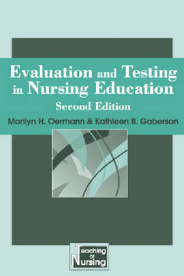 Evaluation and Testing In Nursing Education - Marilyn H. Oermann