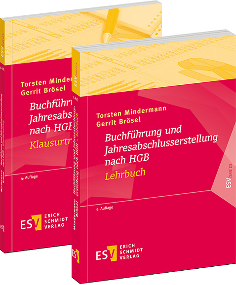 Paket aus den zwei Büchern: Buchführung und Jahresabschlusserstellung nach HGB - Lehrbuch und Buchführung und Jahresabschlusserstellung nach HGB - Klausurtraining - Torsten Mindermann, Gerrit Brösel