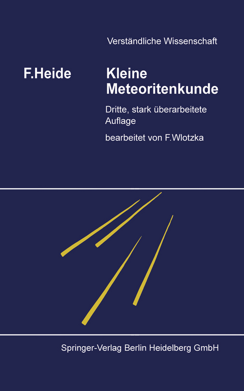 Kleine Meteoritenkunde - Fritz Heide