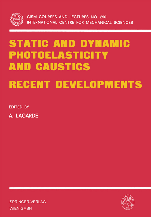 Static and Dynamic Photoelasticity and Caustics - 