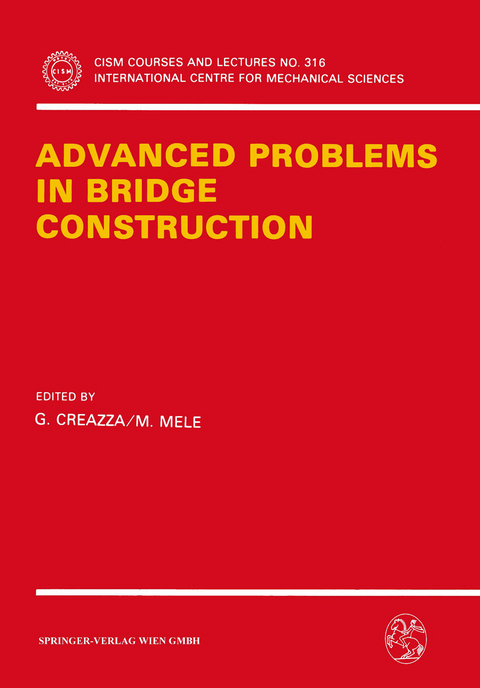 Advanced Problems in Bridge Construction - 