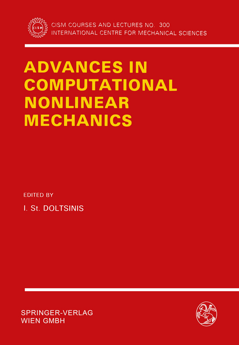 Advances in Computational Nonlinear Mechanics - 