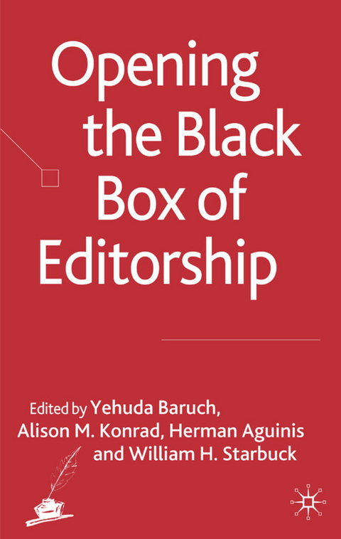 Opening the Black Box of Editorship - 