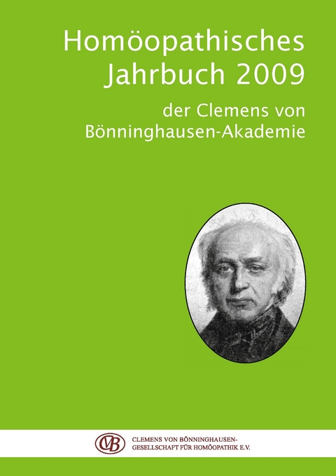 Homöopathisches Jahrbuch 2009 - 