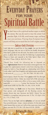 Everyday Prayers for Your Spiritual Battle 50-Pack - Cynthia Bezek