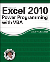 Excel 2010 Power Programming with VBA - John Walkenbach