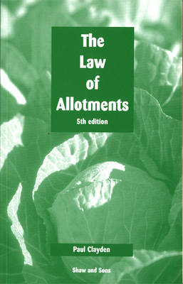 Law of Allotments - Paul Clayden