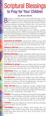 Scriptural Blessings to Pray for Your Children 50-Pack - Contributor Brian Smith