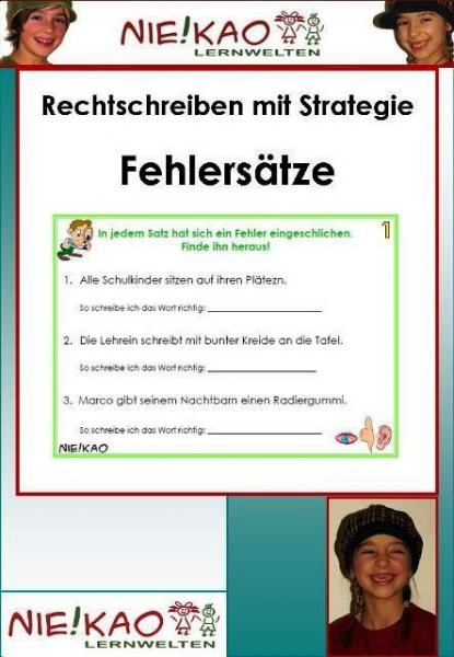 Rechtschreiben mit Strategie - Fehlersätze - Birgit Ammesdörfer