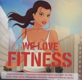 We Love Fitness. Tl.1, 2 Audio-CDs -  Various