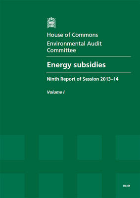 Energy subsidies -  Great Britain: Parliament: House of Commons: Environmental Audit Committee