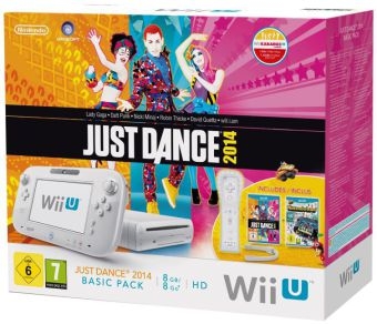 Wii U Just Dance 2014 Basic Pack, white ( incl. Nintendo Land), Nintendo Wii U-Spiel