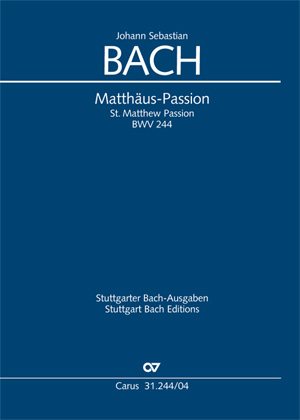 Matthäus-Passion (Klavierauszug deutsch/englisch) - Johann Sebastian Bach