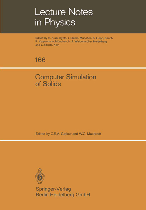 Computer Simulation of Solids - 