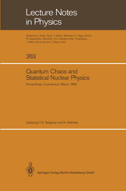 Quantum Chaos and Statistical Nuclear Physics - 