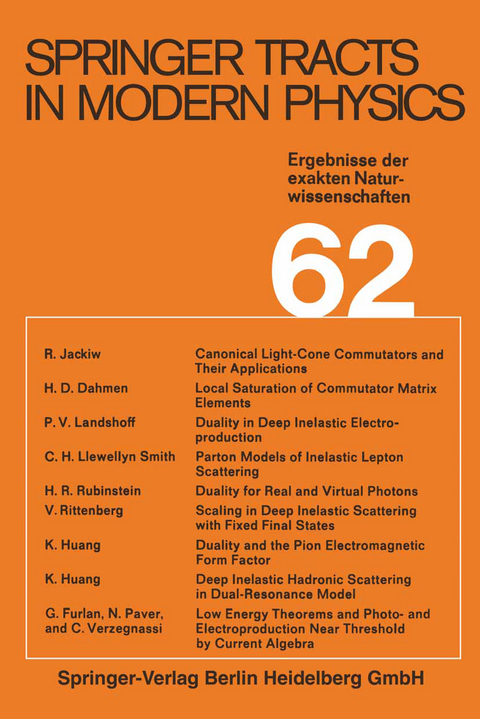 Photon-Hadron Interactions I - Gerhard Höhler, Atsushi Fujimori, Johann Kühn, Thomas Müller, Frank Steiner, William C. Stwalley, Joachim E. Trümper, Peter Wölfle, Ulrike Woggon