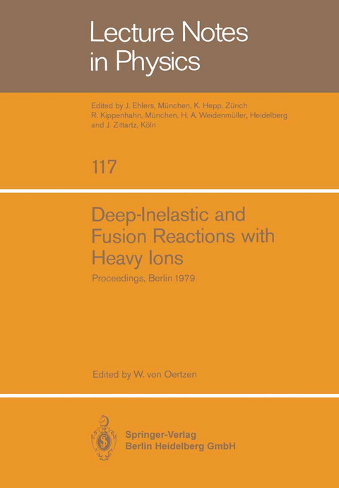 Deep-Inelastic and Fusion Reactions with Heavy Ions - 