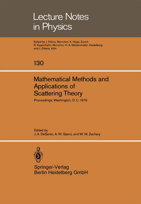 Mathematical Methods and Applications of Scattering Theory - 