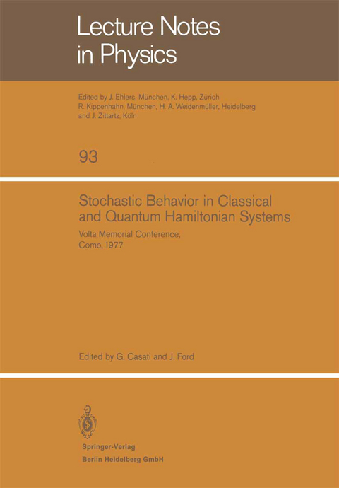 Stochastic Behavior in Classical and Quantum Hamiltonian Systems - 