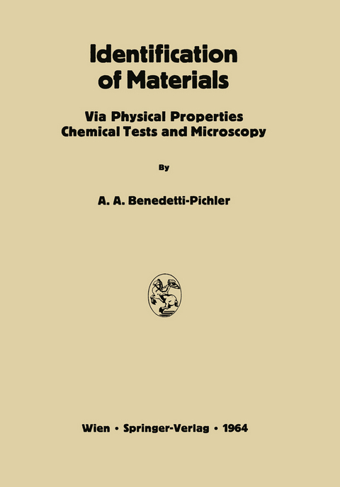 Identification of Materials - Anton A. Benedetti-Pichler