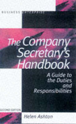 COMPANY SECRETARY'S HBK 2ND EDITION