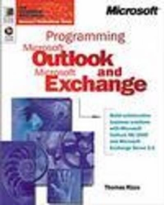 Programming Microsoft Outlook and Microsoft Exchange - Thomas Rizzo