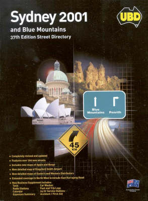 Ubd Sydney Limited Edition Street Directory