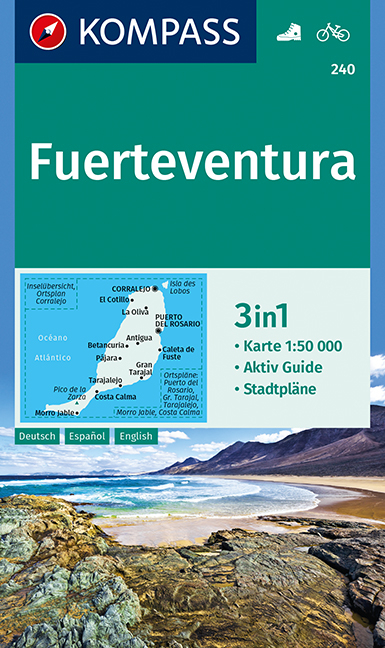 KOMPASS Wanderkarte Fuerteventura - 