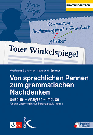 Von sprachlichen Pannen zum grammatischen Nachdenken - Wolfgang Boettcher, Kaspar H. Spinner