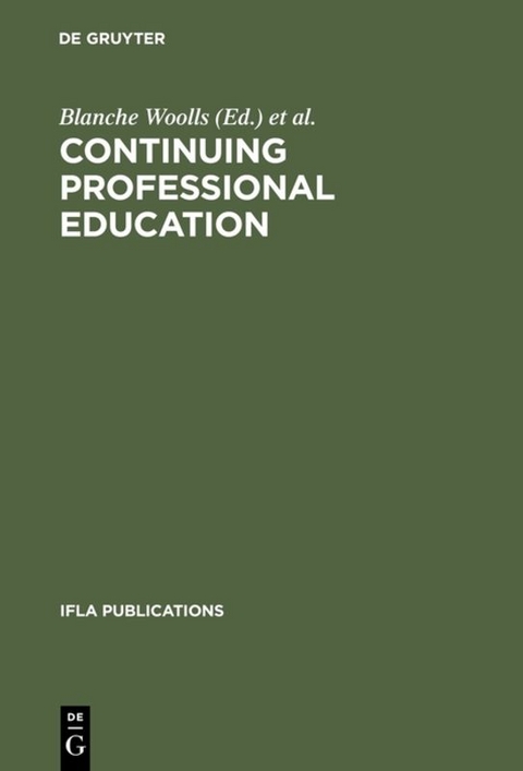 Continuing Professional Education - 