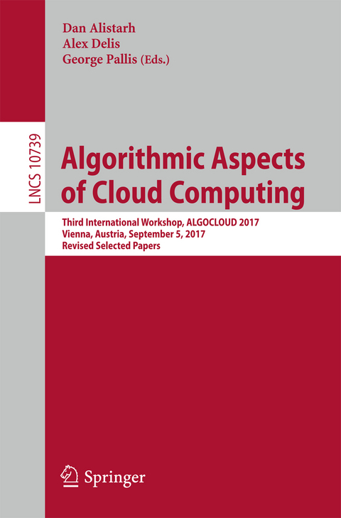 Algorithmic Aspects of Cloud Computing - 