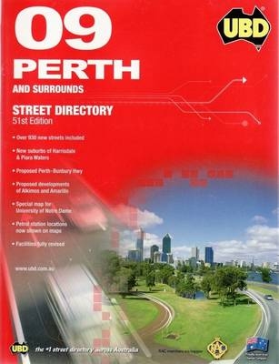 UBD 2009 Perth Street Directory -  UBD