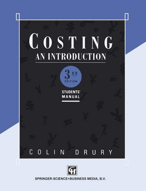 Costing An introduction -  Colin Drury