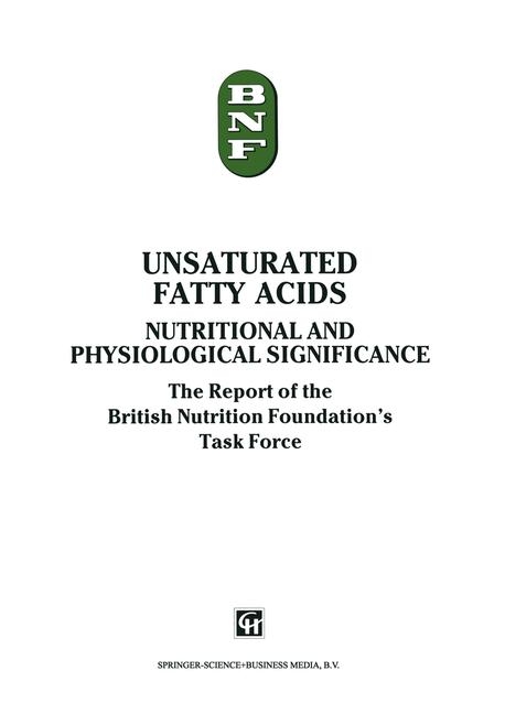 Unsaturated Fatty Acids -  The British Nutrition Foundation