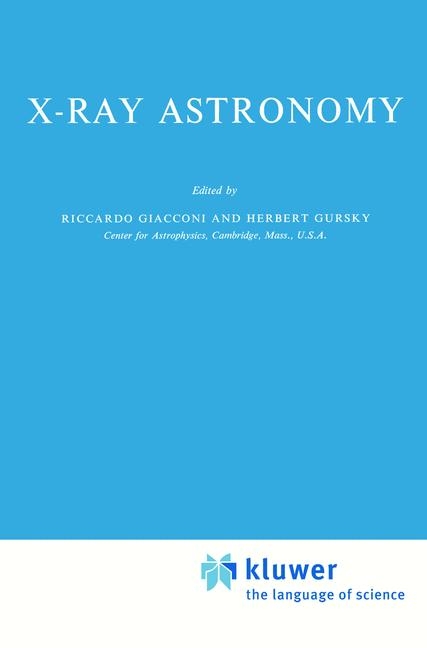 X-Ray Astronomy - 