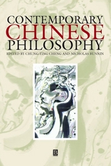 Contemporary Chinese Philosophy - 