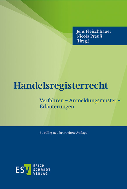 Handelsregisterrecht - 