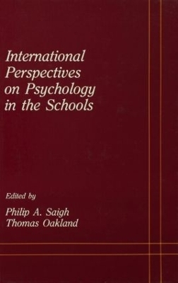 International Perspectives on Psychology in the Schools - 