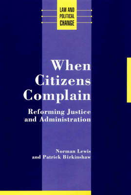 WHEN CITIZENS COMPLAIN - LEWIS &amp BI;  