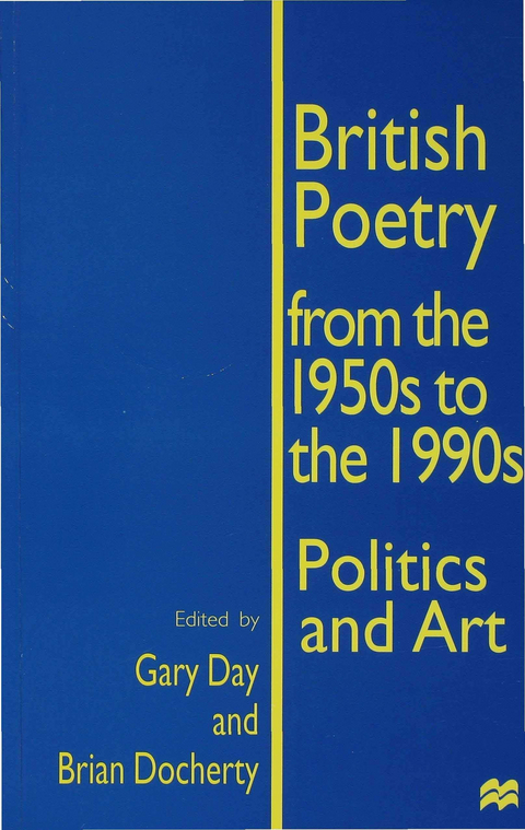 British Poetry from the 1950s to the 1990s - 