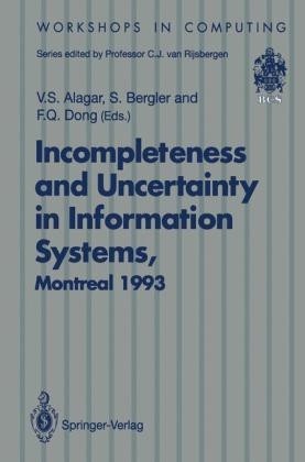 Incompleteness and Uncertainty in Information Systems - 