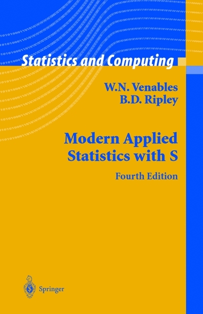 Modern Applied Statistics with S -  B.D. Ripley,  W.N. Venables