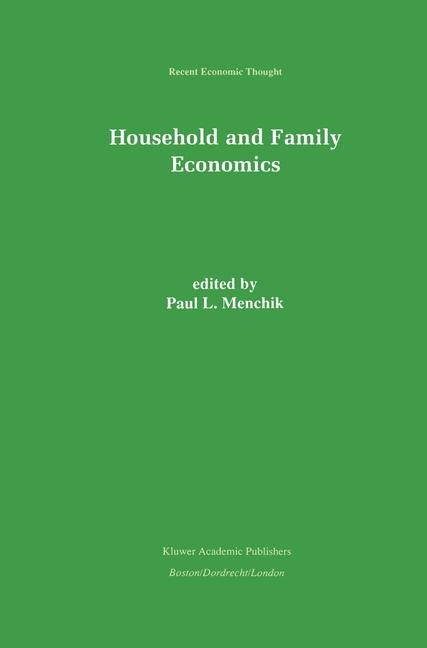 Household and Family Economics - 