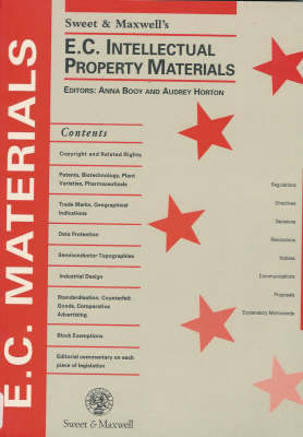 Sweet & Maxwell's EC Intellectual Property Materials - 