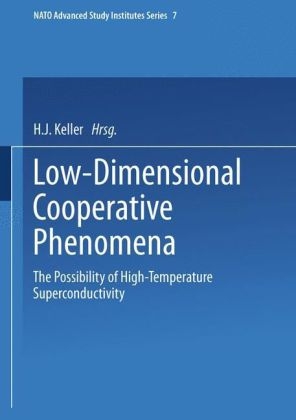 Low-Dimensional Cooperative Phenomena -  H. J. Keller