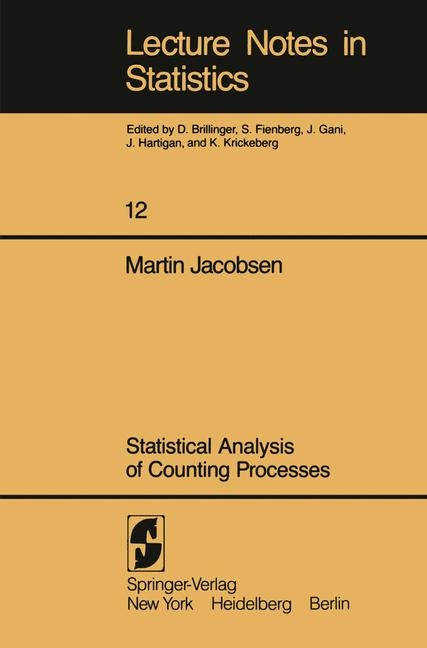 Statistical Analysis of Counting Processes -  M. Jacobsen