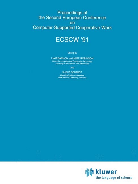 Proceedings of the Second European Conference on Computer-Supported Cooperative Work - 