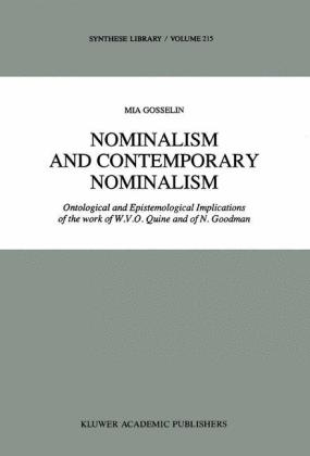 Nominalism and Contemporary Nominalism -  M. Gosselin