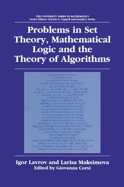 Problems in Set Theory, Mathematical Logic and the Theory of Algorithms -  Igor Lavrov,  Larisa Maksimova