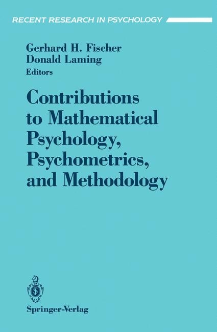 Contributions to Mathematical Psychology, Psychometrics, and Methodology - 